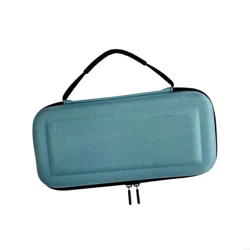 

Carrying Case Storage Box with Mesh Pocket for 2 Handheld Game Console Storage Bag Shockproof Travel Case