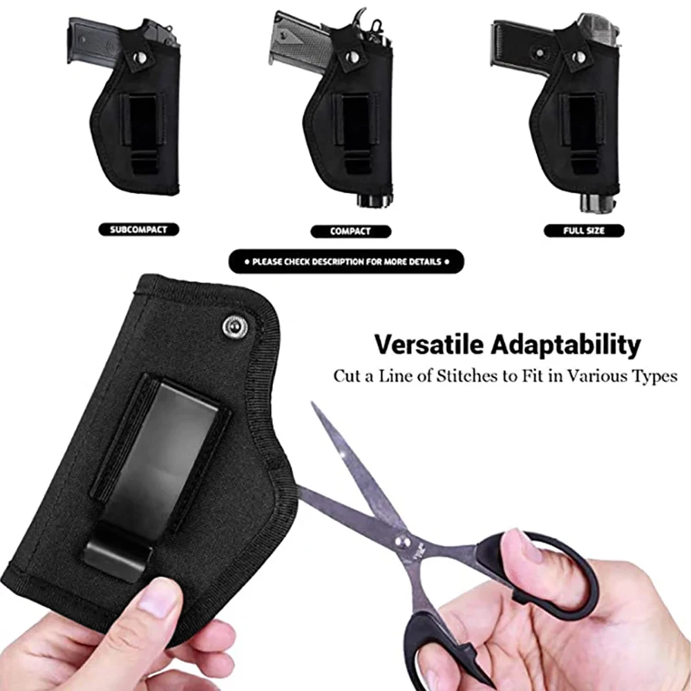 1pcs  Concealed Carry Holster Clip Waistband for Airsoft Pistol Handguns - Right & Left Hand Draw Compatible
