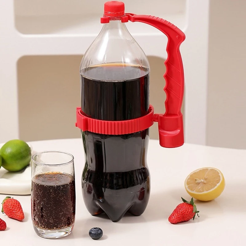 

Beverage Bottle Pouring Handle Built-in Bottle Opener