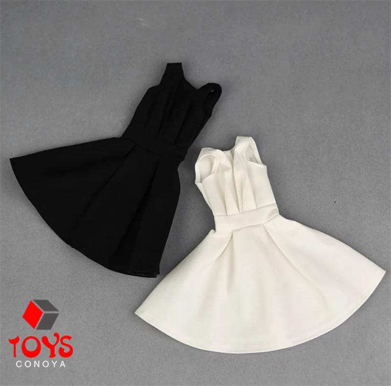 1/6 Scale Girl Strapless Top Lady Dress Clothes Model Fit 12-inch Female Soldier Action Figure Body Dolls