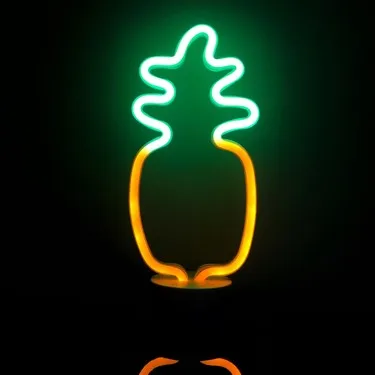 Neon Luminous Pineapple Table Night Lamp