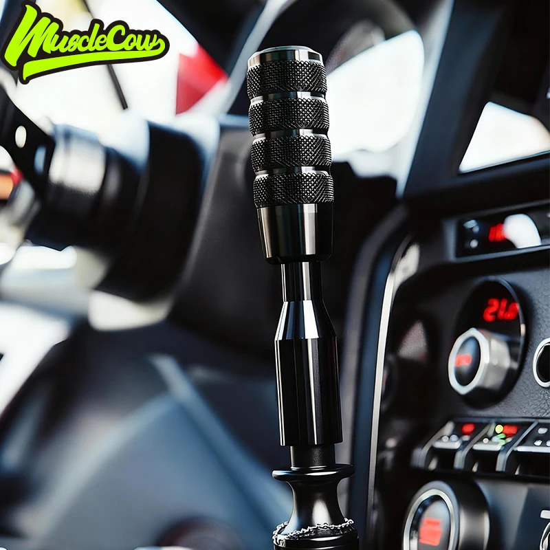 Stick shift knob Car modification gear head Manual gear lengthened and heightened General purpose metal gear lever  handle
