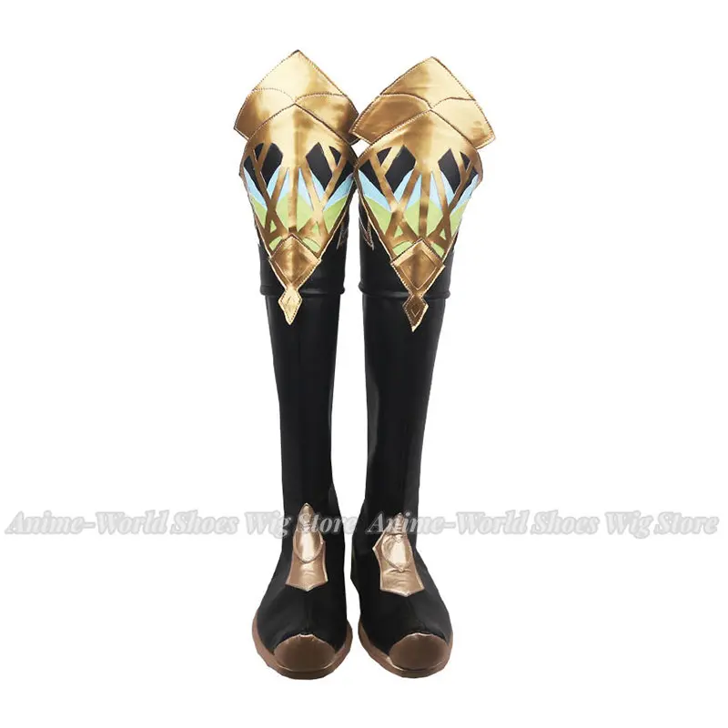 Novo jogo genshin impacto cosplay sapatos genshin impacto al haitham cosplay botas carnaval sapatos de halloween para mulheres