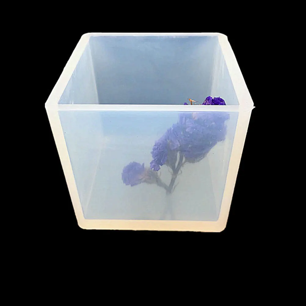 

4Pcs Epoxy Resin Silicone Mould Cube Shapes for DIY Pendant Craft Sizes 2 2.5 3.5 5cm Durable Easy Release DIY Silicone Mold