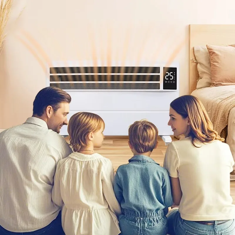 Smart Electronic Digital Convection Panel Heater New Design Portable Living Room Overheat Protection Deodorization Free Standing