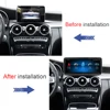 Android 12 CarPlayカーラジオ,GPSナビゲーション,DVDプレーヤー,HDスクリーン,メルセデスベンツglc w253,glc260 (300-2015),2019 2