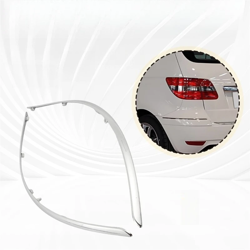 Electroplated Rear Bumper Molding Trim Strip Fit For Mercedes Benz B-Class W245,Anti-Fade Rear Bumper Bright Decor Bezel