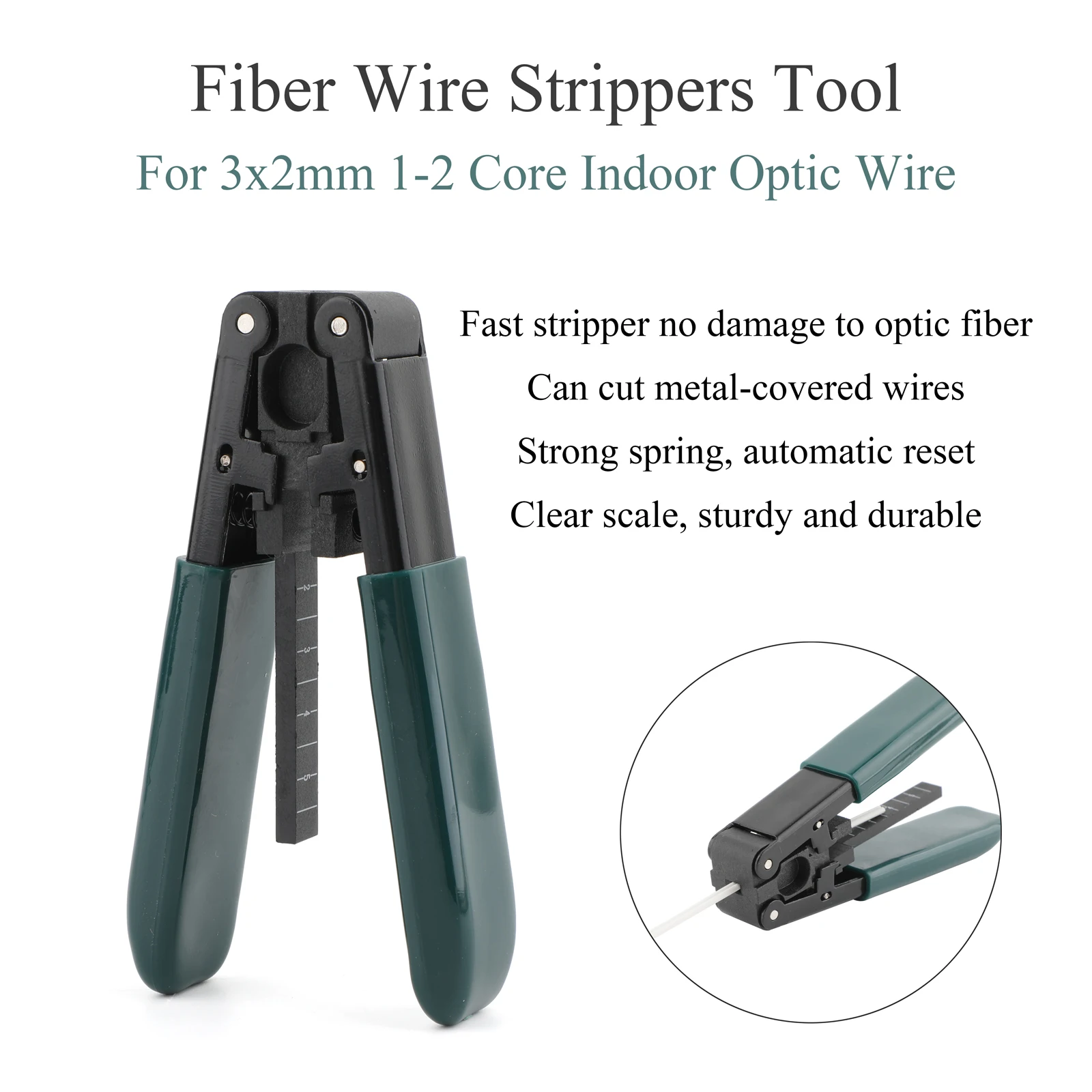 7 in 1 FTTH Cold Splicing Tool Kit Including Fiber Cleaver Fiber Test Pen Optical Power Meter Fiber Stripper Fiber Scissors