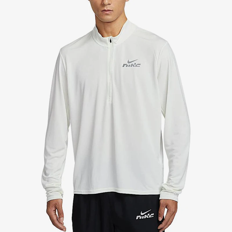 Nike T-shirt à manches longues réfléchissant et respirant pour hommes, authentique, pour entraînement sportif, course à pied, IB3773-133