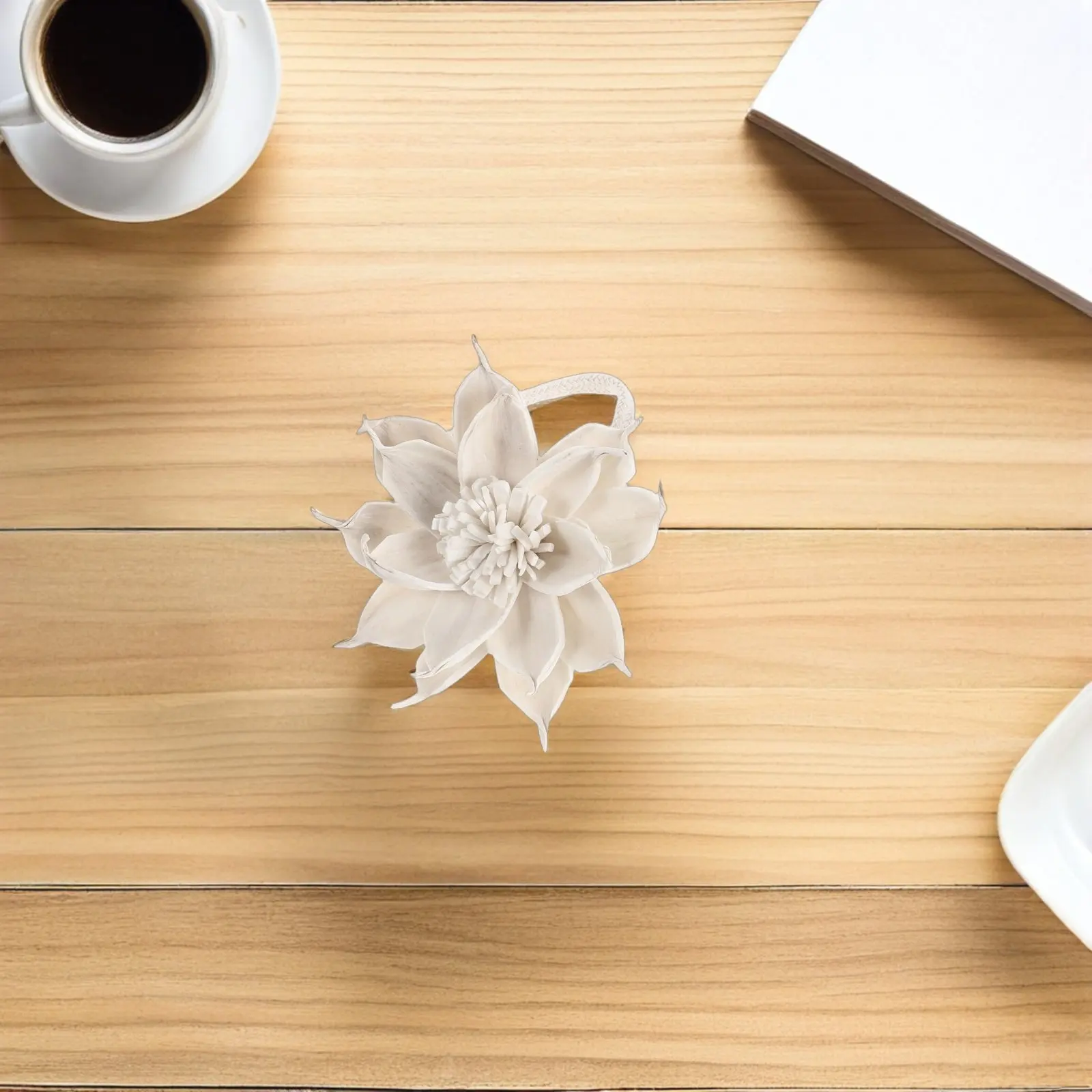 

2Pcs Dried Flower Diffuser Sticks Gardenia Scent Rope Diffuser for Bedroom Living Room Decorative Scented Oil Sticks