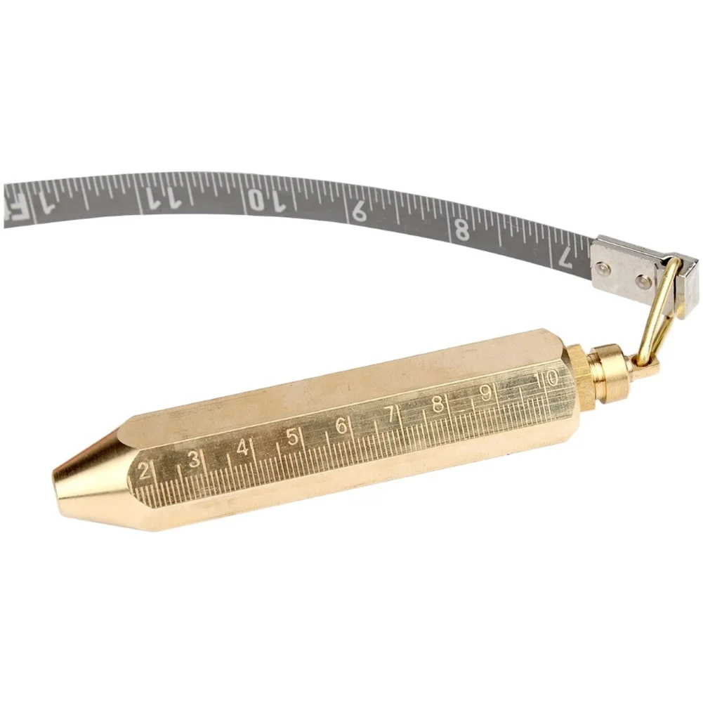 Dipstick 15M Marine Fuel Tank Oil Measuring Tape Stainless Steel Depth Measuring Tape Black Iron Oil Dipstick Depth Gauge