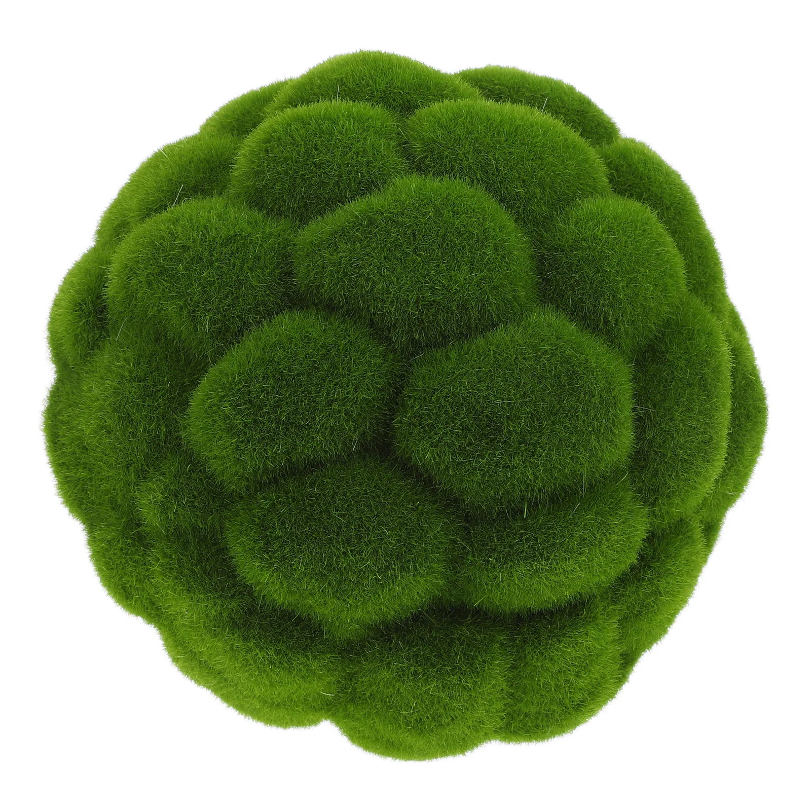 Simulated Moss Ball Artificial Plants Outdoor Decorative Flower Green Pvc Topiaries
