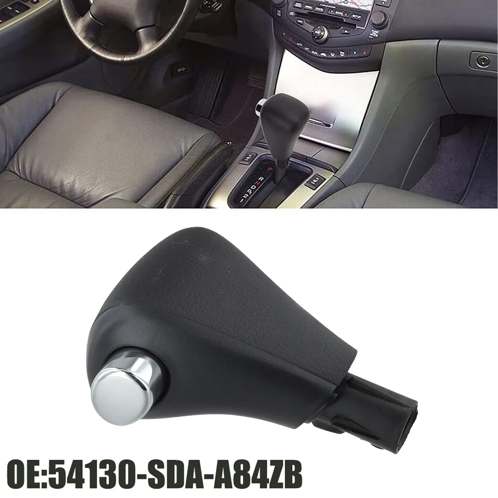 Automatic Shift Knob Compatible with For Honda For Accord 2003 2006 Models OEM Numbers 54130 SDA A84ZB and More