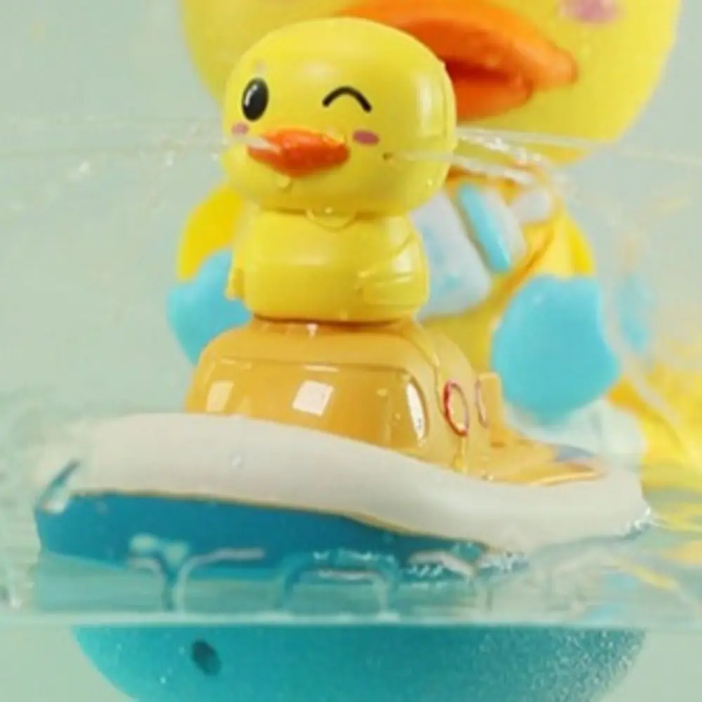 صنبور لطيف استحمام الطفل مجموعة رذاذ الماء لعبة حوض الاستحمام الاستحمام بطة صفراء صغيرة ألعاب مياه الحمام