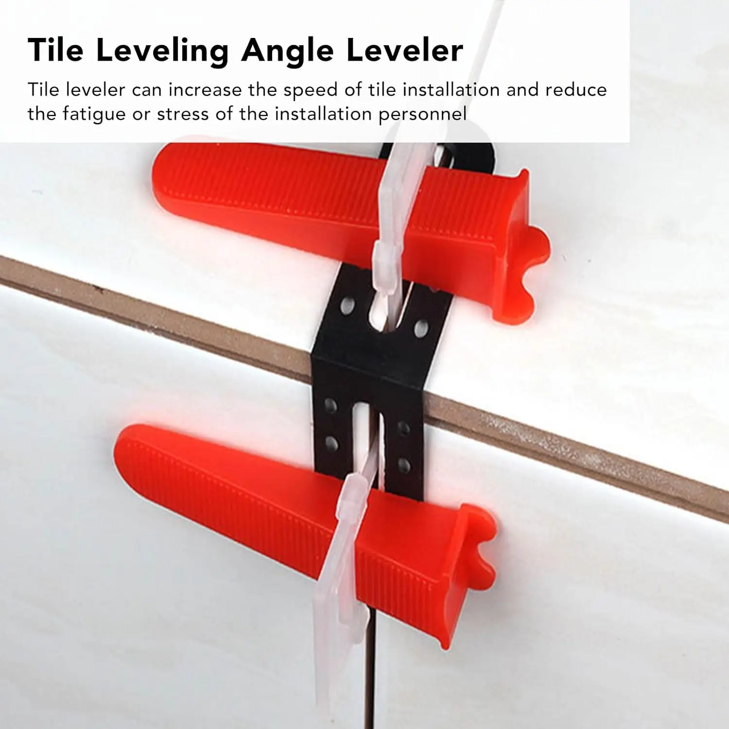 5/50Pcs Professional Tile Angle Leveler Leveling Wall Tile System Tile Height Adjuster Tile Leveling Auxiliary Installation Tool