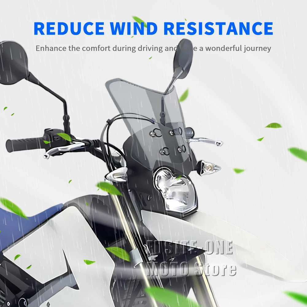 

motorcycle adventure windshield extension style Windscreen Wind Deflector Screen For BMW G650X G650 X challenge