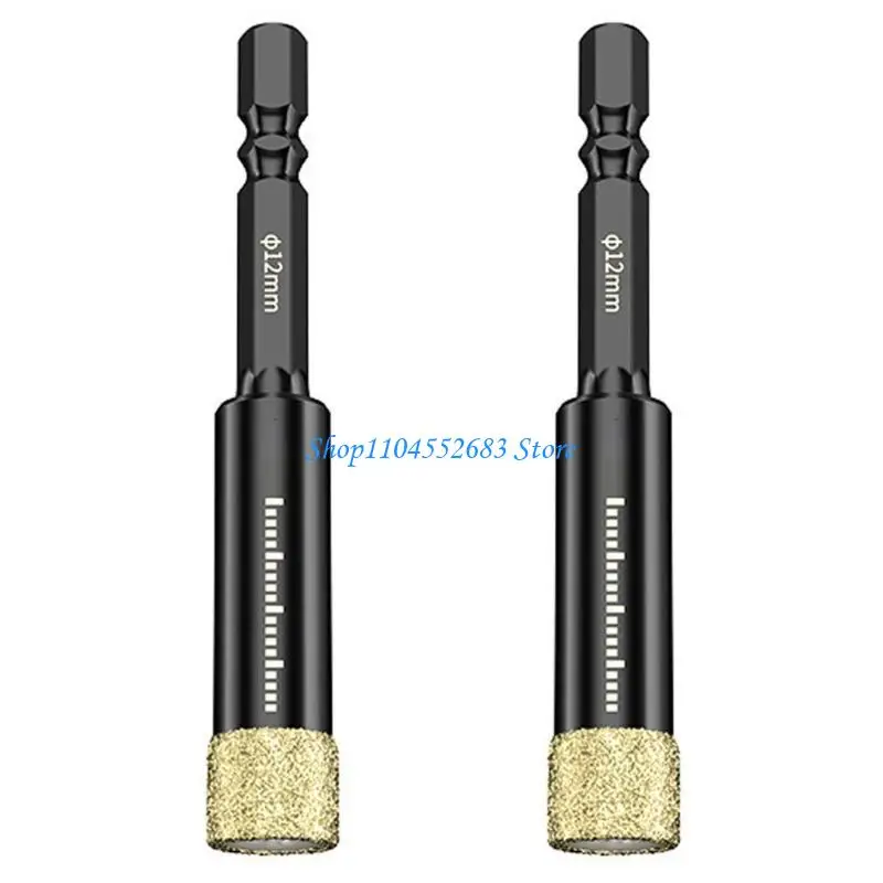 

Y6GD 2pcs Dry Diamond Drill Bit Easy and Efficient for Fast Dry Drilling Diamond Hole Convenient and Reliable