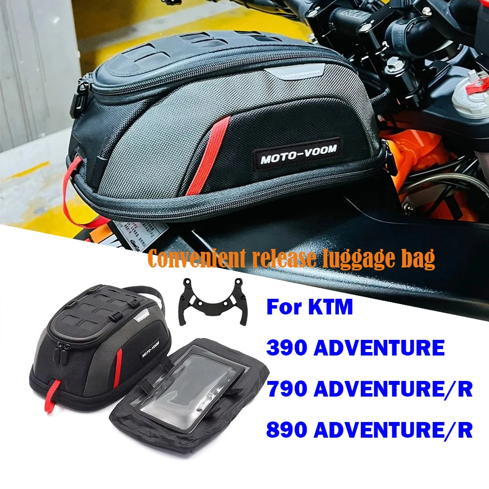 ชุดกระเป๋าติดถังน้ำมันสำหรับรถมอเตอร์ไซค์ 390 790 890 ADVENTURE สำหรับ 790 890 Adventure R แบบถอดเร็ว ชุดถังน้ำมัน ชุดกระเป๋าติดถังน้ำมัน