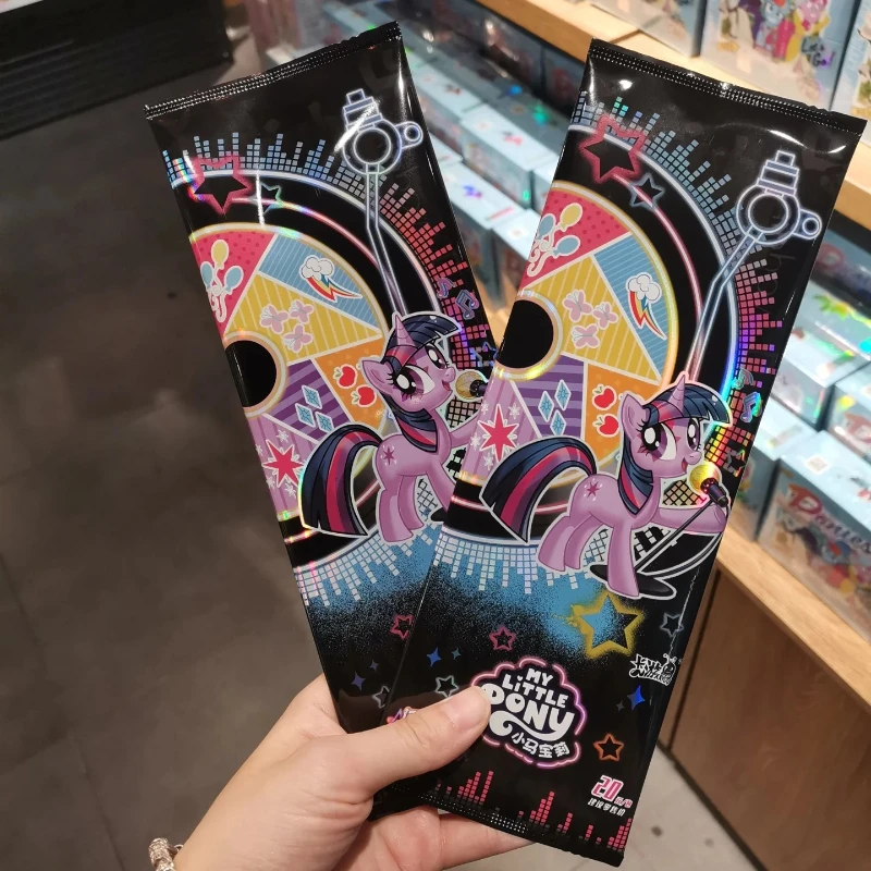 الصندوق الأصلي KAYOU حقيقية بلدي ليتل المهر الساطع ملاحظة سلسلة الليزر تذكرة الجذر بطاقة أنيمي الطرفية مهرجان الأطفال هدية #6