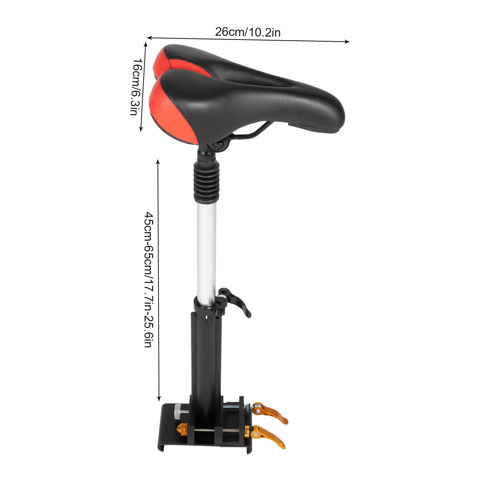 Elektroroller-Sitz mit Stoßdämpfung für komfortables Fahren für Xiaomi M365 M365PRO Pro's Elektroroller – Detail 9
