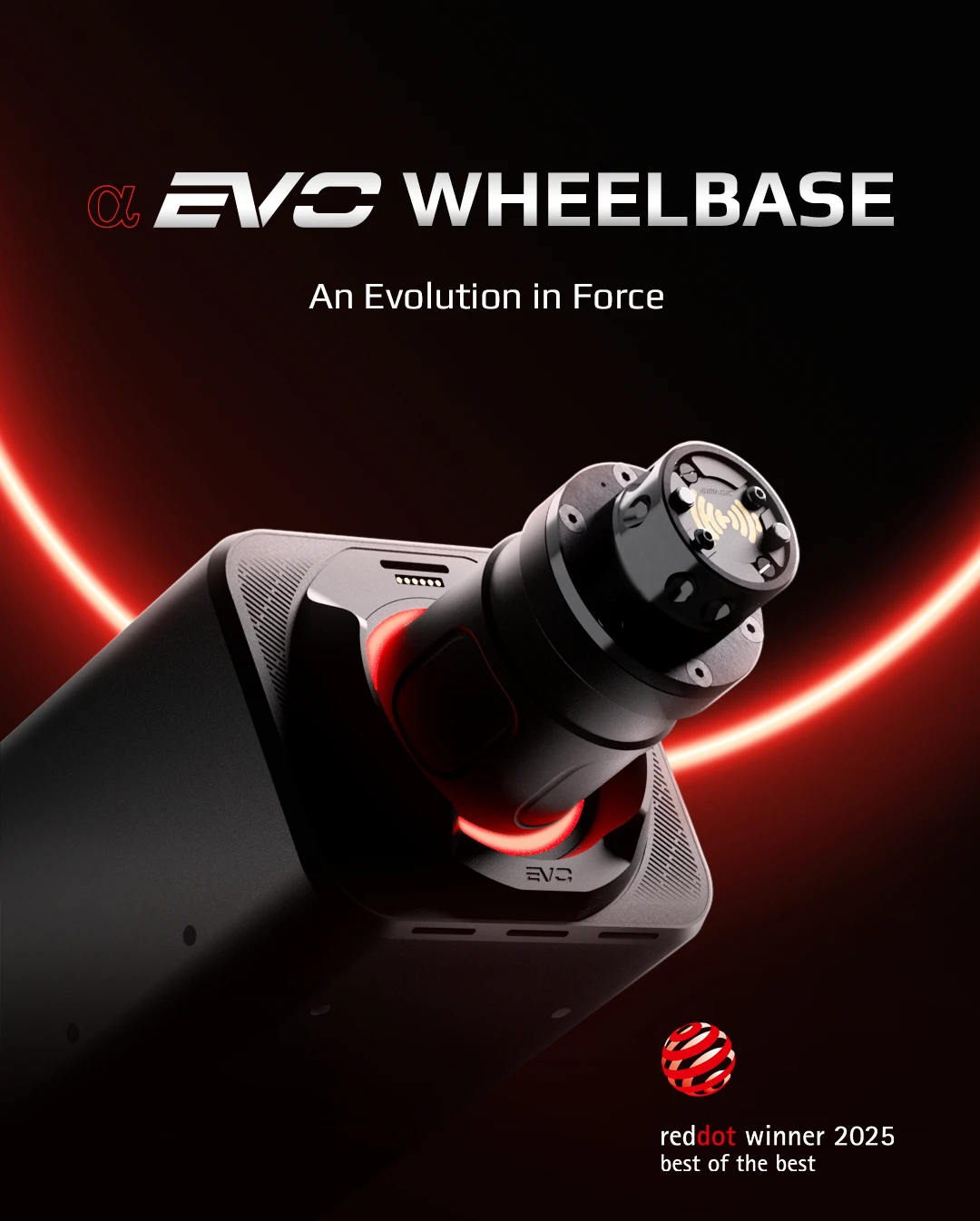 قاعدة عجلة Simagic Alpha EVO 9Nm / 12Nm / 18Nm قاعدة عجلة القيادة لمحاكاة السباق