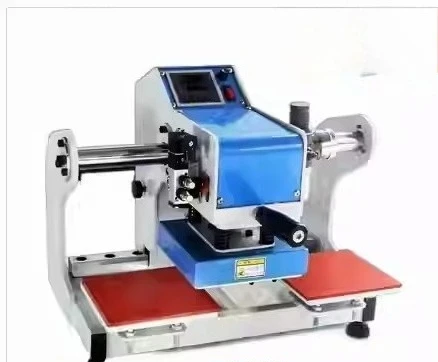 Multifunctional Pneumatic Heat Press - Double Station Small Hot Stamping Machine for Labels & Logo Patterns