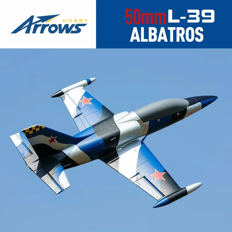 Blue Arrow 50mm L39 Entry To Advanced Hand-Throwing RC Model Realistic Brushless Fixed-Wing Electric Remote Control Aircraft view 3