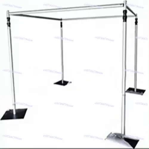 

Wedding curtain frame Welcome gauze retractable background frame Aluminum alloy arrangement decorative frame