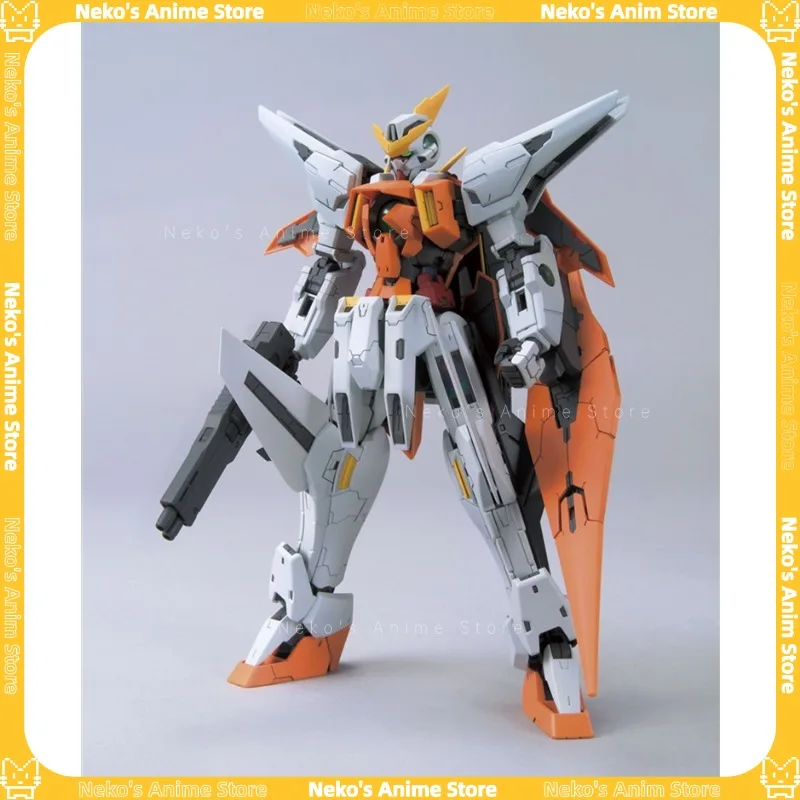 【En stock】BANDAI MG 1/100 Gundam Kyrios GN-003 Kit de modelo Transformable Gundam 00 figura de acción muñeca de escritorio regalo coleccionable