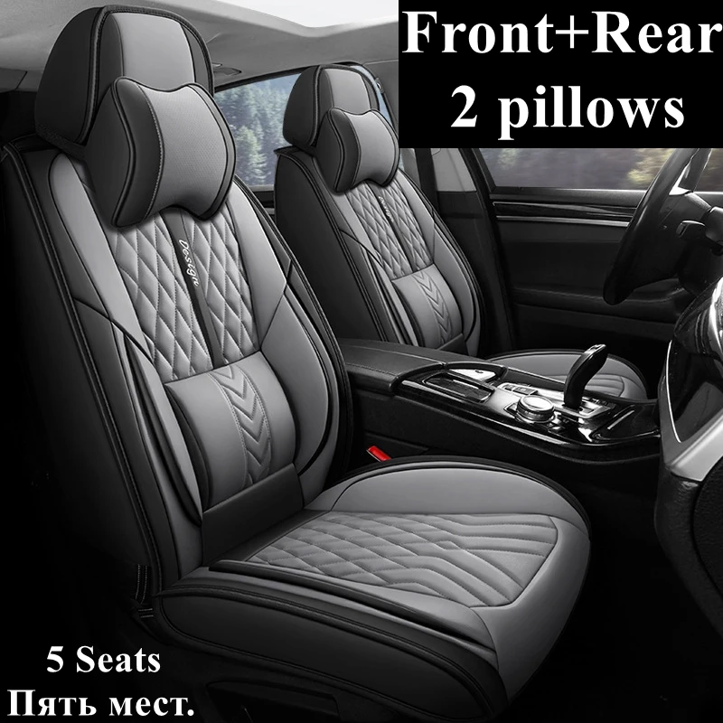 

5 Seat Full Set Car Seat Cover Set for Hyundai Solaris Tucson Accent Avante Azero Creta Elantra I30 I40 Ioniq Ix35 Kona Santafe