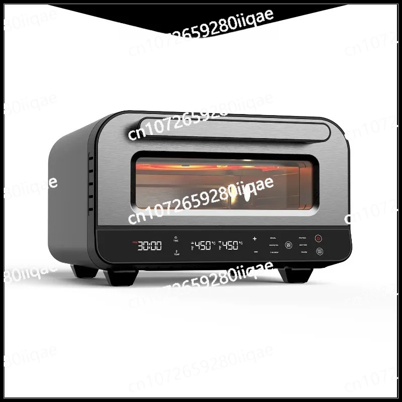 

Крытая печь для пиццы — делает 12-дюймовые пиццы за минуты, нагревается до 800 ° F - Настольная электрическая машина для приготовления пиццы