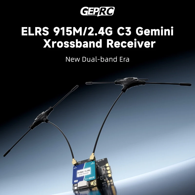 

GEPRC C3 900/2400 Gemini Xrossband RX ELRS GemX