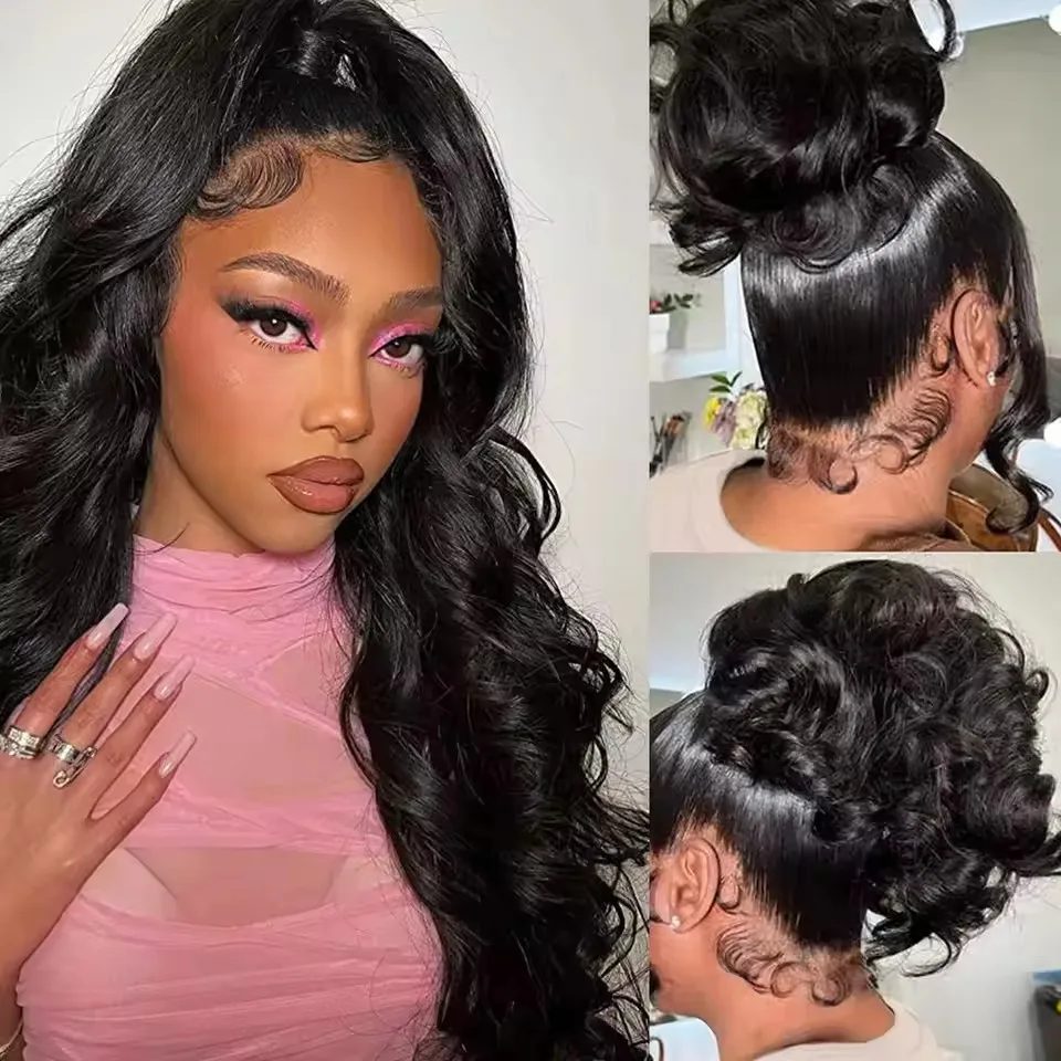 Body Wave Human Hair Lace Front With Baby Hair Brazilian 13x4 13x6 HD Lace Front Wig Pre Plucked 4x4 Lace Closure Wigs For Women