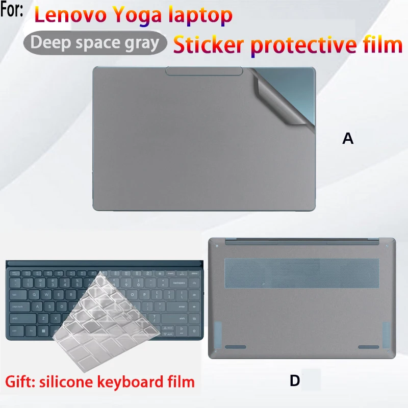 For New Lenovo Yoga Book 9i 14IAH10 Sticker Protective Film Book 9 13IMU9 Computer Shell Film Book 9i IRU8 Custom Skin Mo Film