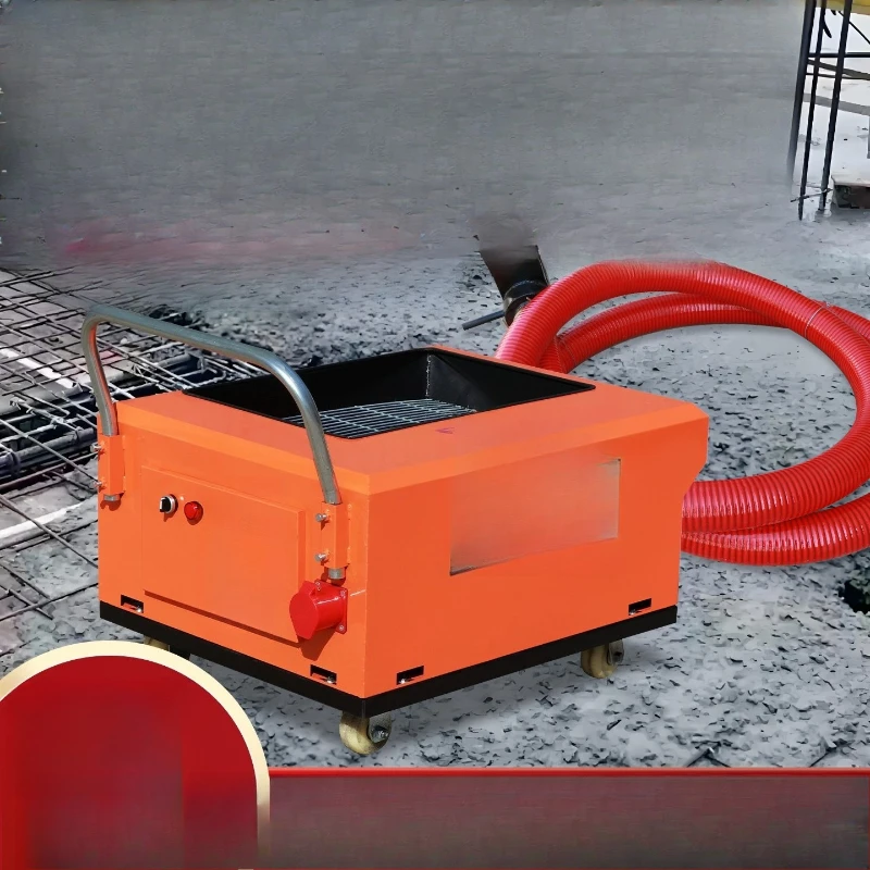 

Small column pump feeder, spiral structural column concrete pump, cement mortar pouring pump