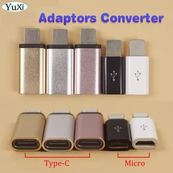 2Pcs Adapter Converter Male To Type-C Micro USB Female Fast Charging Data Transfer For Phone Pad Laptop IPHONE