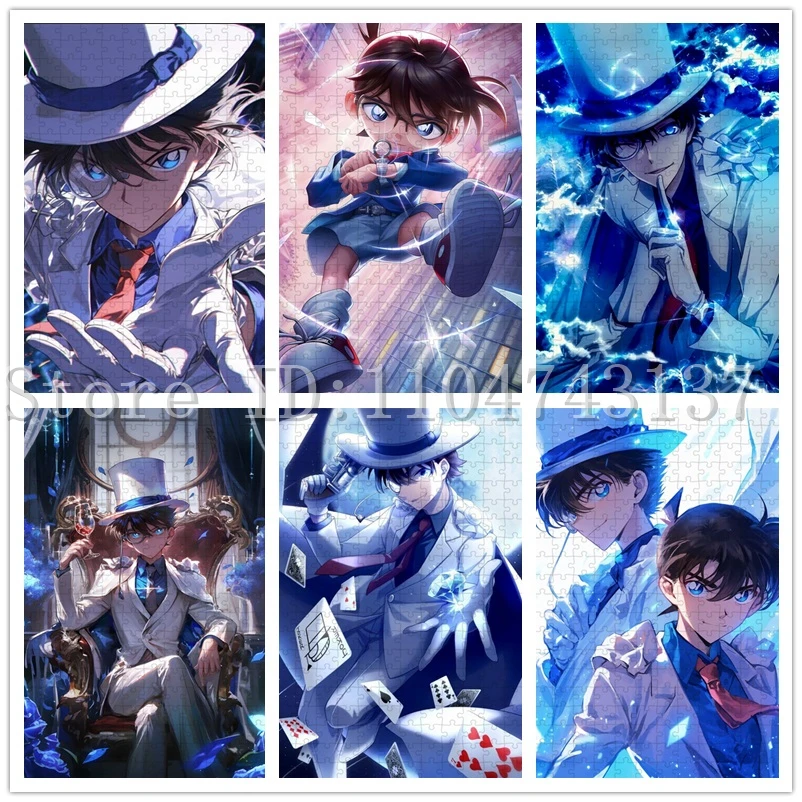 

Детектив Конан Волшебный Кайто Пазлы Японского Аниме Фильмы Пазлы для семьи Забавные интерактивные игры Игрушки