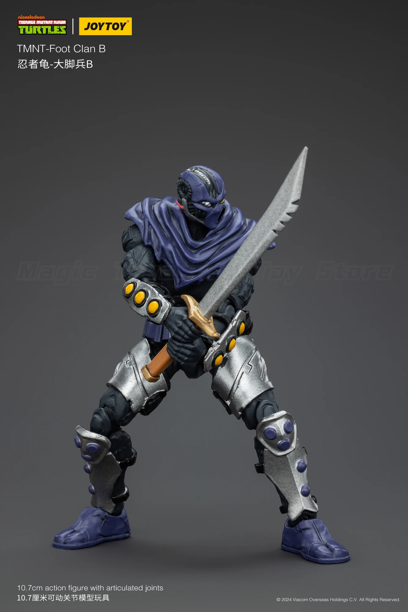 JOYTOY TMNT-Shredder Foot Clan A/B 3PCS 1/18 Figura de acción 【En stock】