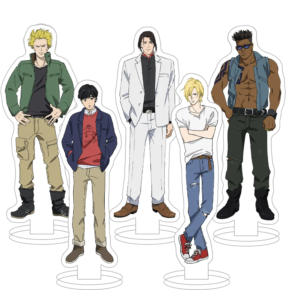 Banana fish Ash Eiji Arthur Cain Blanca Foxx Golzine Shorter Yousiss Lao Ibe Sin Max Official Acrylic Stand Desktop Decor Gifts