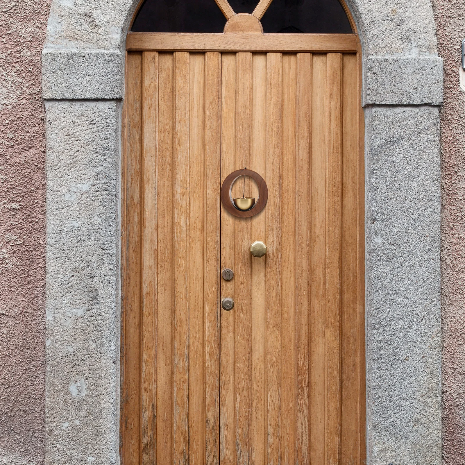 

Wooden Door Decor Fashion House Door Bell For Home Business Entrance, Wood Shopkeeper Bell Comfort Relaxation