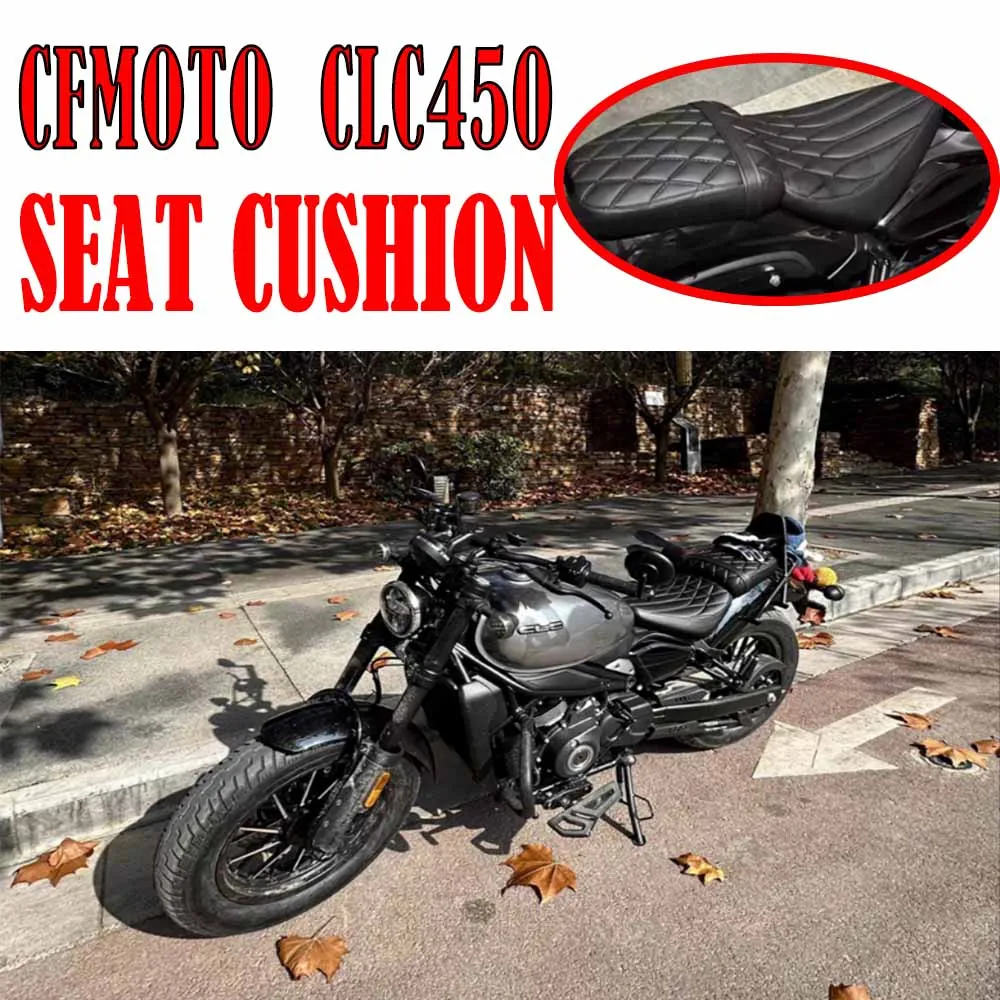 

Модификация подушки сиденья с бриллиантами для мотоцикла, специальное сиденье, подходящее для CFMOTO 450CLC CLC450 2023 ~ 2024 CF450 CF450