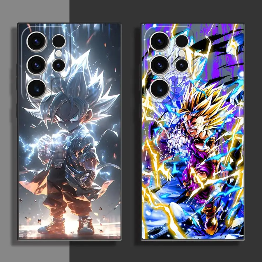Dragon Ball Cool Super Saiyajin Soft Funda Back Phone Cover Case für Samsung Galaxy S22 Plus S25+ S24+ S21 S21+ S23 FE S25 Ultra