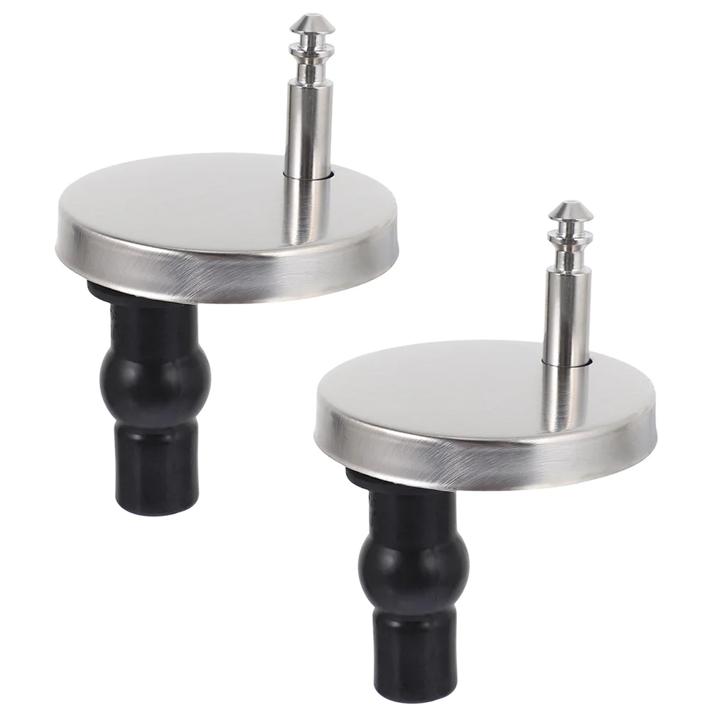 

2 Pcs Toilet Lid Accessories Cover Screw Connector Smart Stainless Steel Hinge (60mmq Foot B Type Two) 2pcs Seat Replacement