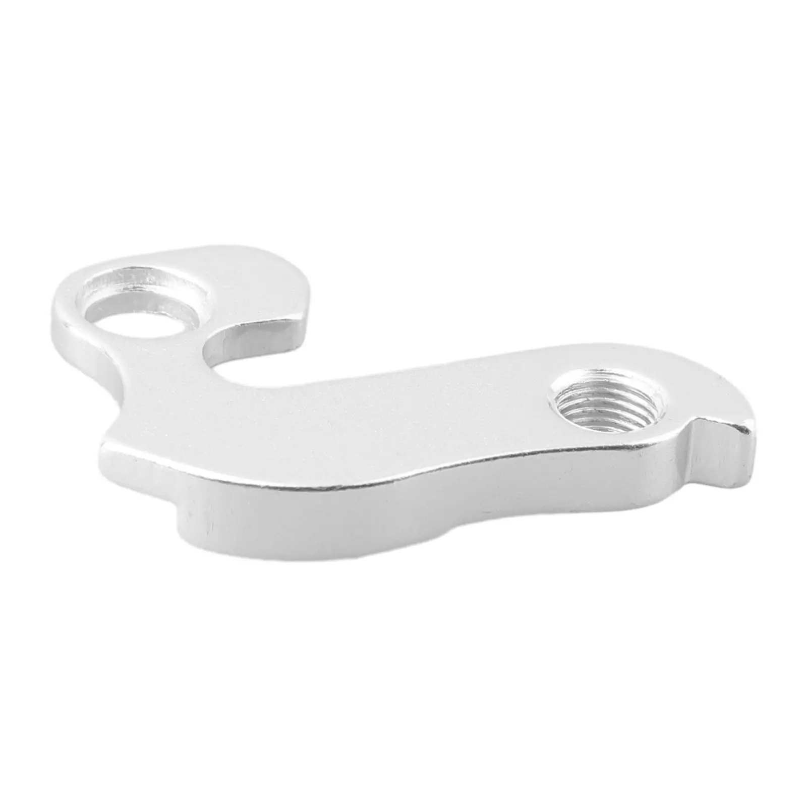 Bike Derailleur Hanger Bicycle Aluminum Alloy ReplacMent Silver Color CNC Precision Machinin Druable Practical