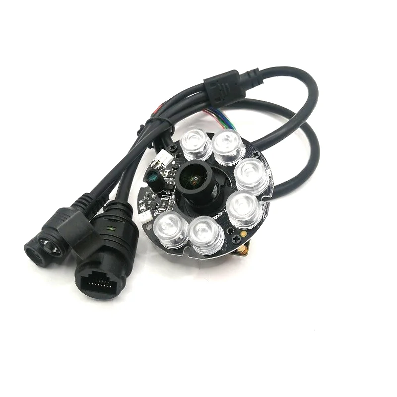 

12V H.265 4MP IP Camera Module 2.8-8mm Lens Network Security IPC Board 1/3" CMOS