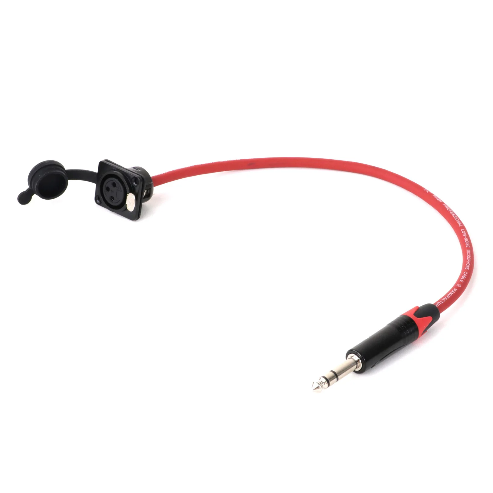 0.3M-15M 3Pin XLR Female Panel Mount MIC Socket to 6.35mm Stereo Male Jack Audio Cable Pass Through Balanced Speaker Amp Mixer