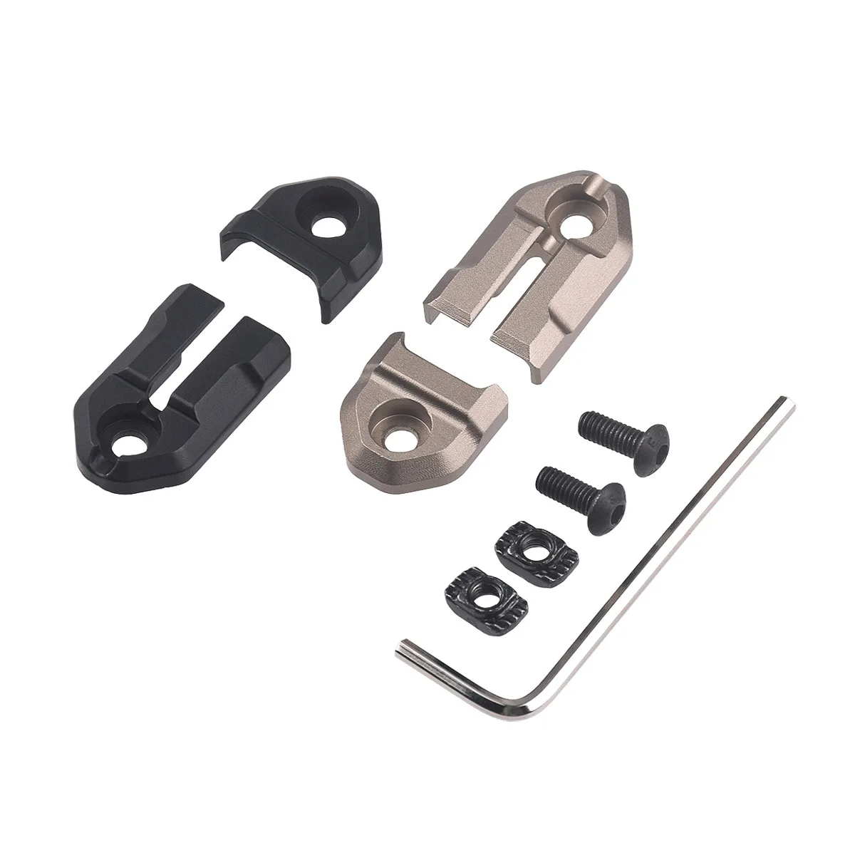 

Tactical flashlight mouse tail switch card slot metal M600 M300 DBAL-A2 mouse tail switch rail universal