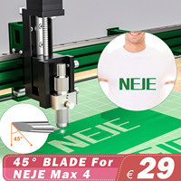 NEJE Laser Engraver 45° Blade and Blade Housing for Max 4 CNC Laser Engraving Machine Portable 3D Logo Cutter Printer Router