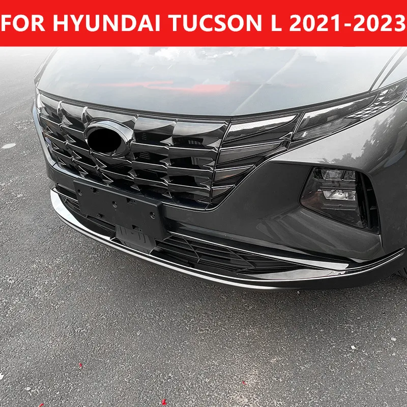 

FOR HYUNDAI TUCSON L 2021-2023 Stainless Steel Front Bumper Skid Protector Guard Plate Cover Trims Car Styling auto Accessories