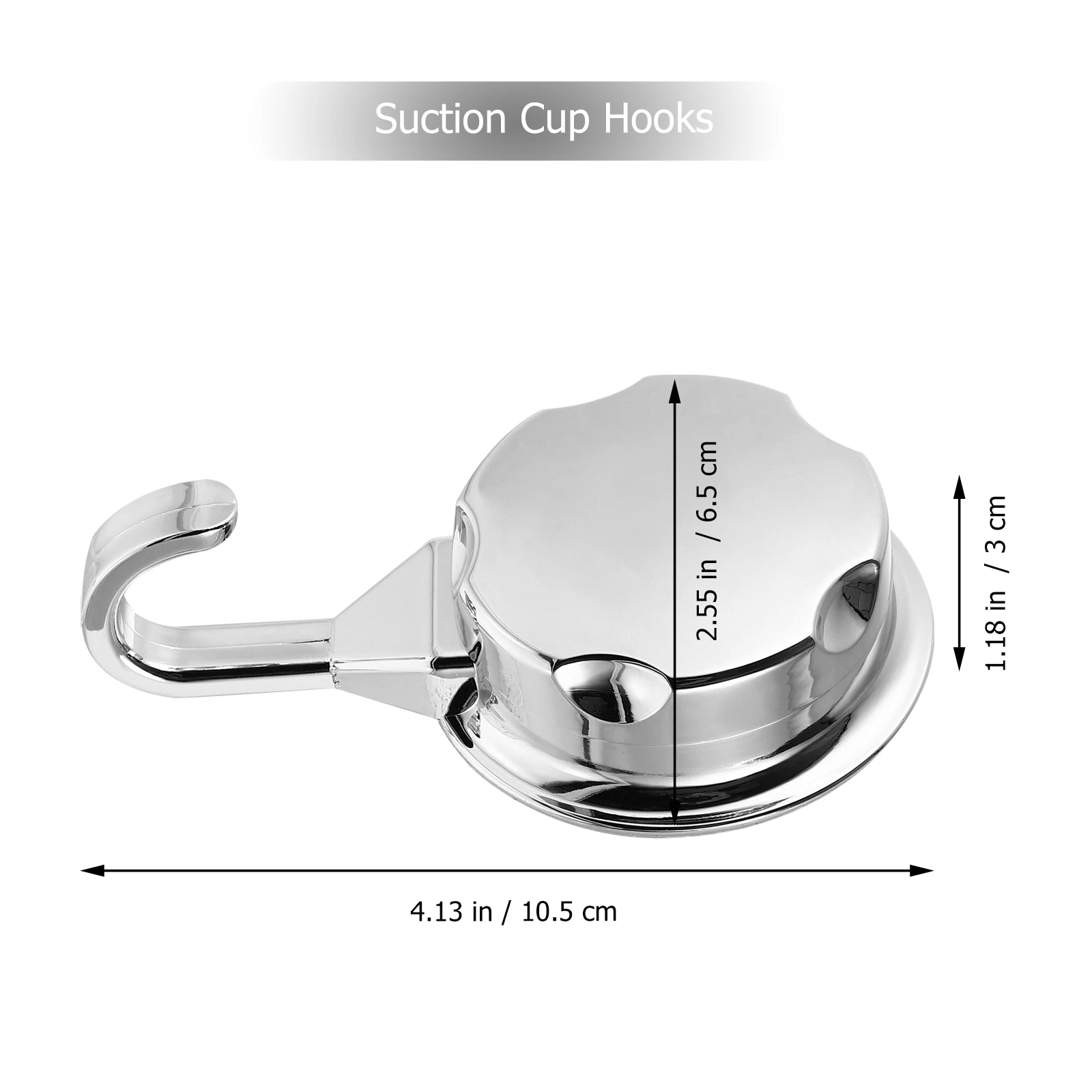 

Suction Cup Hooks Reusable Punch Free Hook No Tools Needed Hanging Rack for Bathroom Kitchen Wall Mounted Suction Hooks